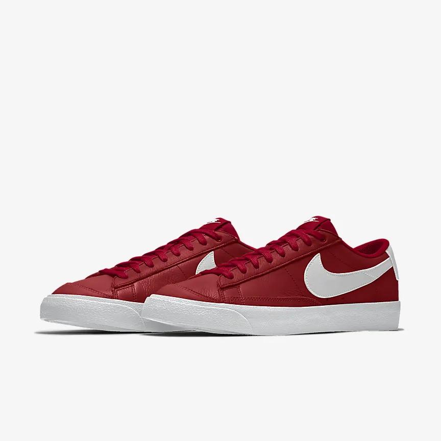 Giày Nike Blazer Low '77 By You Nam Đỏ